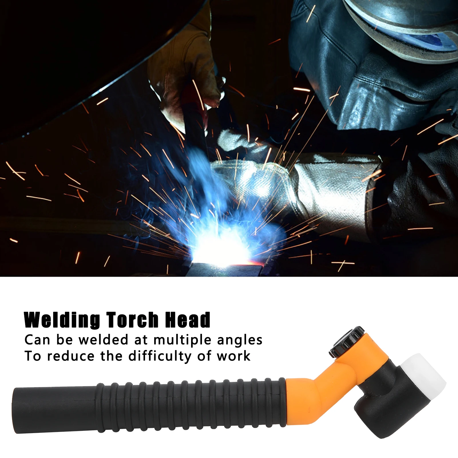NR‑17 Rotating Argon Welding Gun Head Swivel Neck Soldering Torch Jointing Accessories