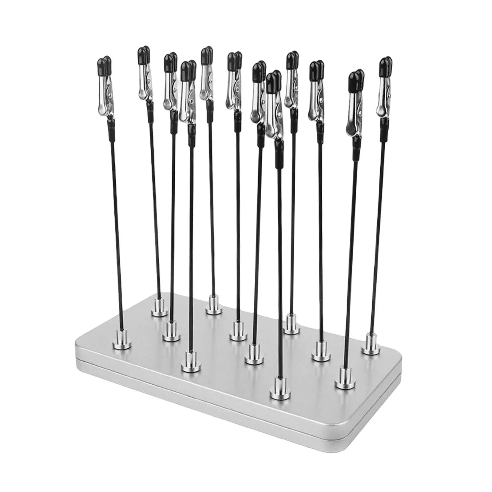 12Pcs Alligator Clip Stick Stand Airbrush Hobby Craft Airbrush Model Part