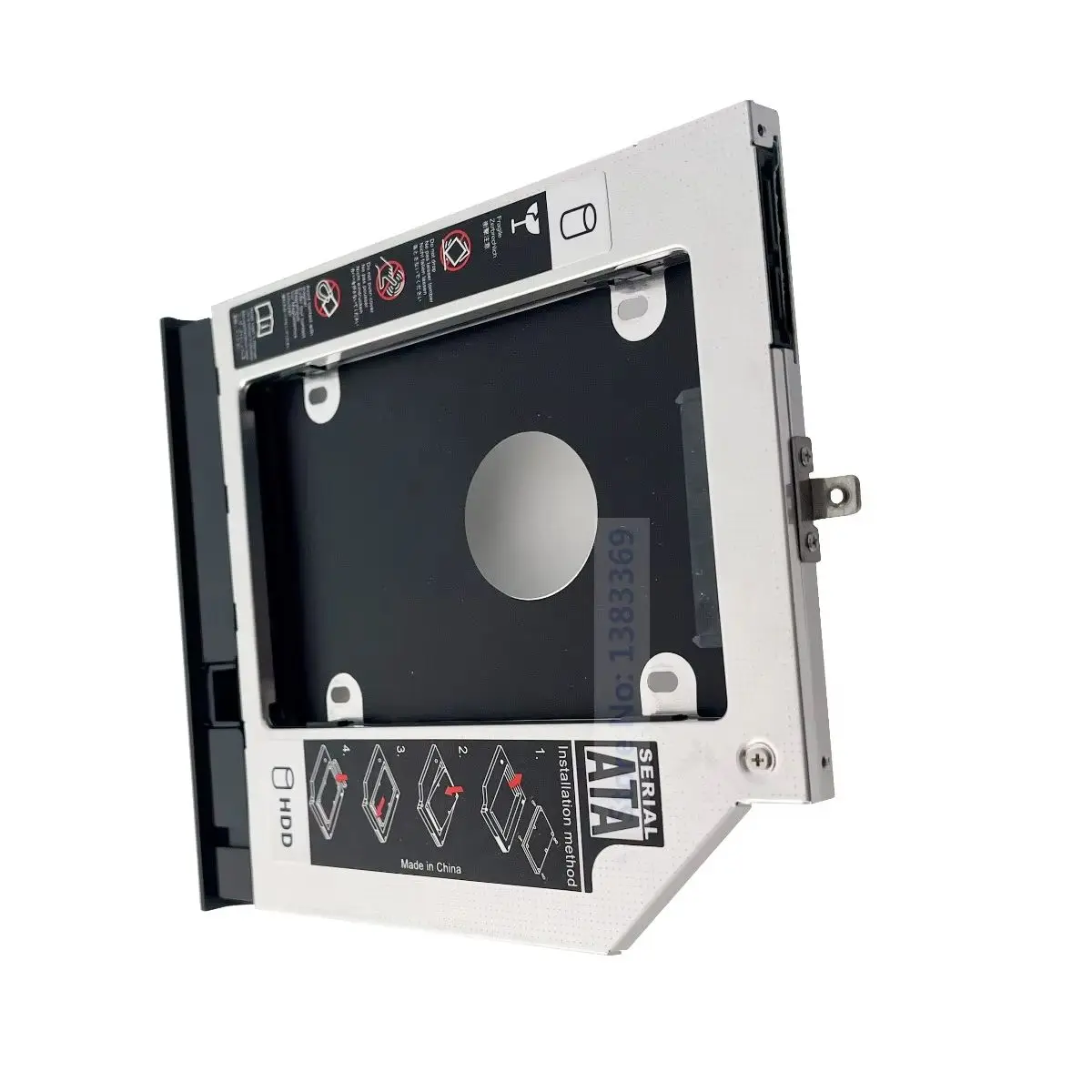 With Bezel Panel 2nd 2.5 Hard Drive HDD SSD Optical bay Caddy Frame Bracket Tray for Acer E1-510G E1-530G E1-570G E1-572 E1-572G