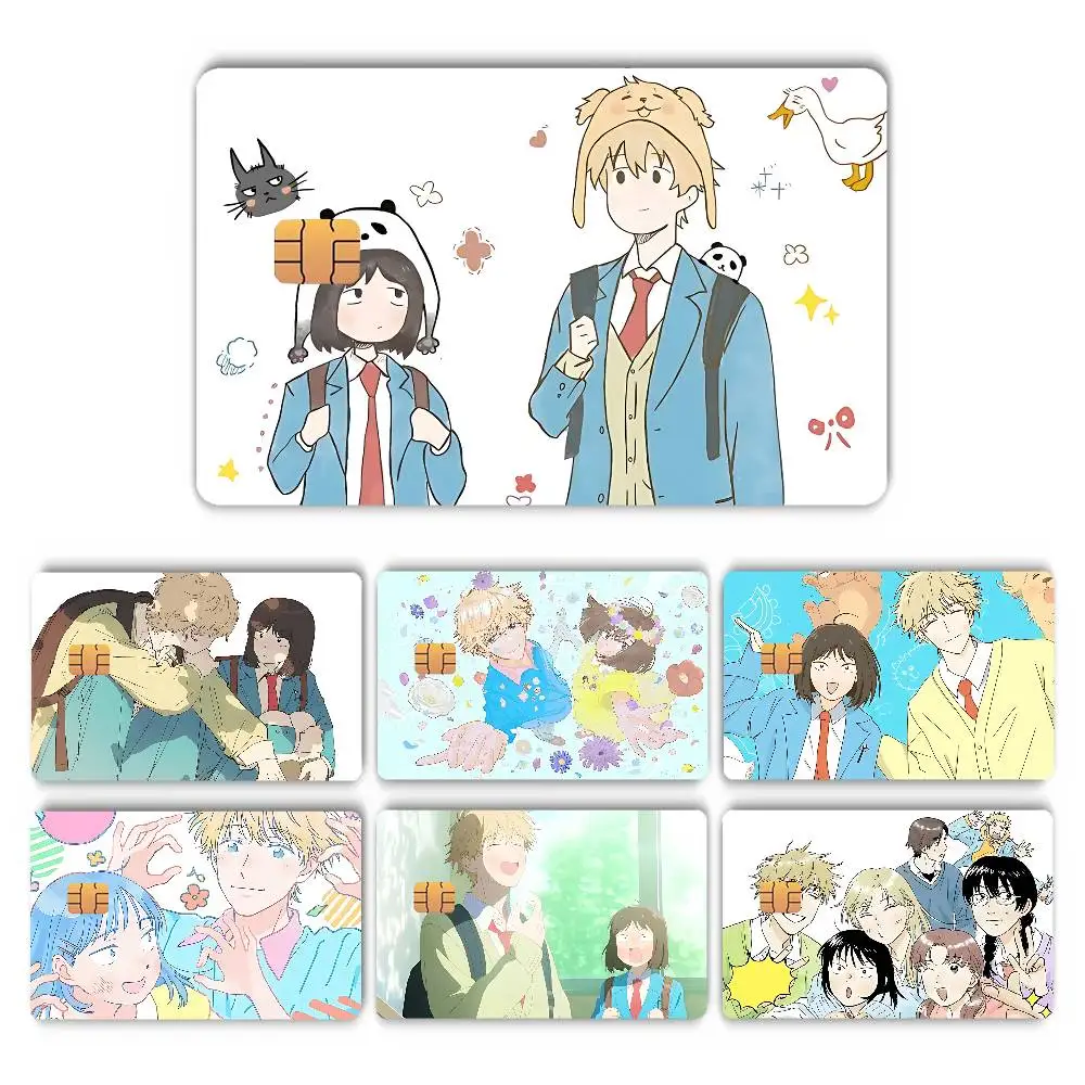 Anime Skip And Loafer Card Stickers Credit Card DIY Card Protector Stickers Waterproof Film Skin Cover