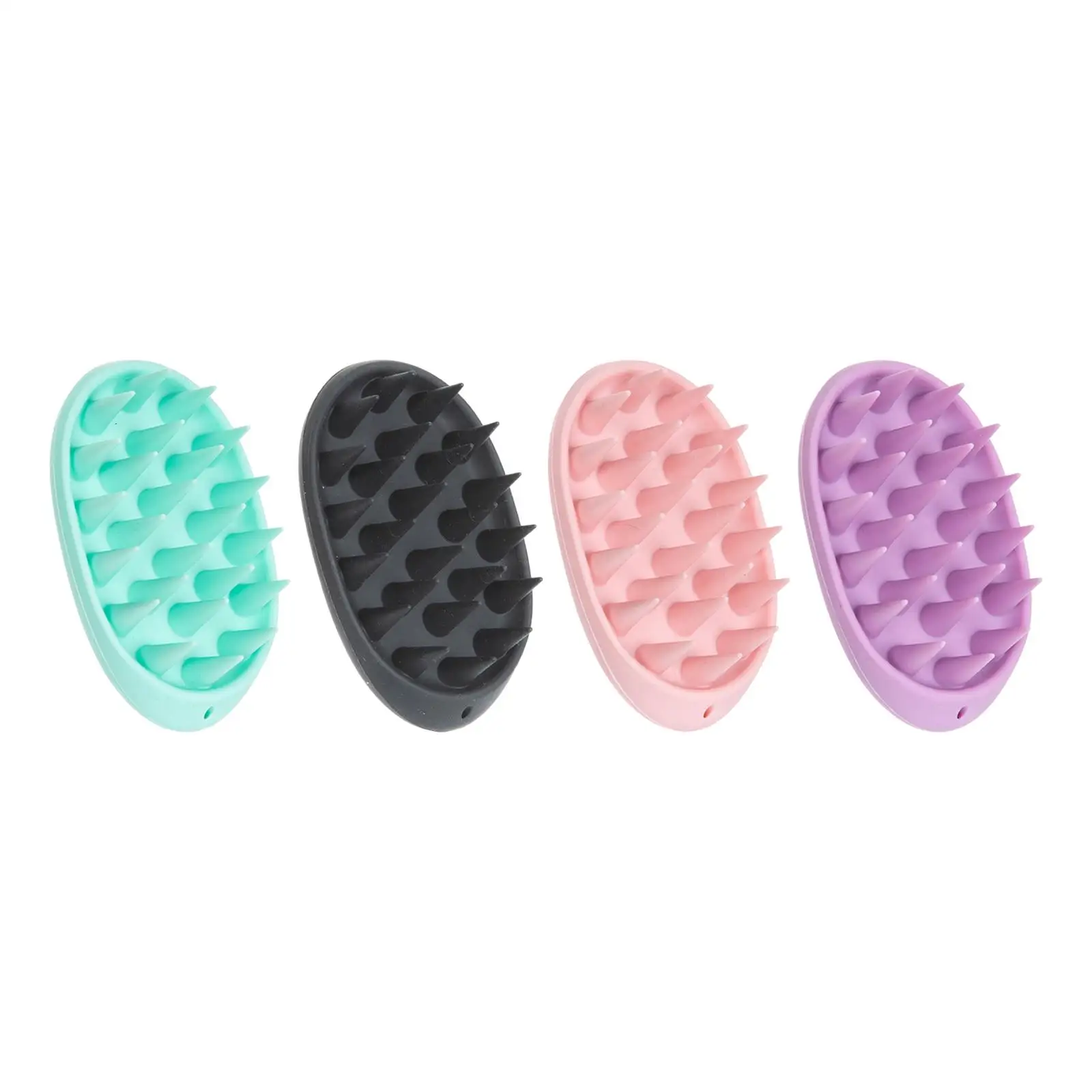 Shampoo Brush Hair Scrubber for Women Men Thick Curly Wet and Dry Hair Hotel