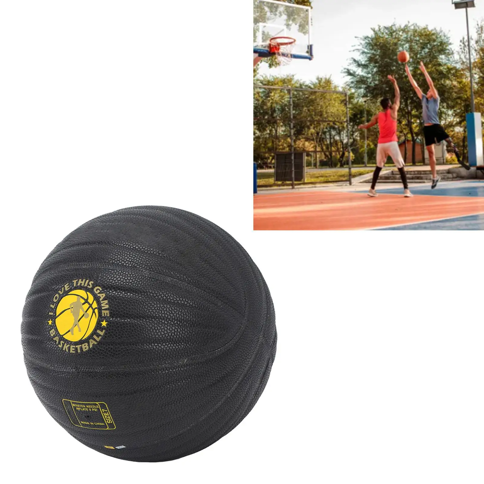 Size 7 PU Weighted Basketball for Training - Heavy Rebound Practice Equipment