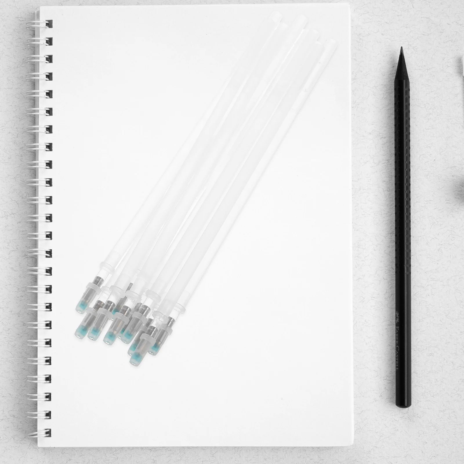 

10pcs Invisible Secret Pen Fluorescent Marker Refills Office School Supplies Smooth Writing Security