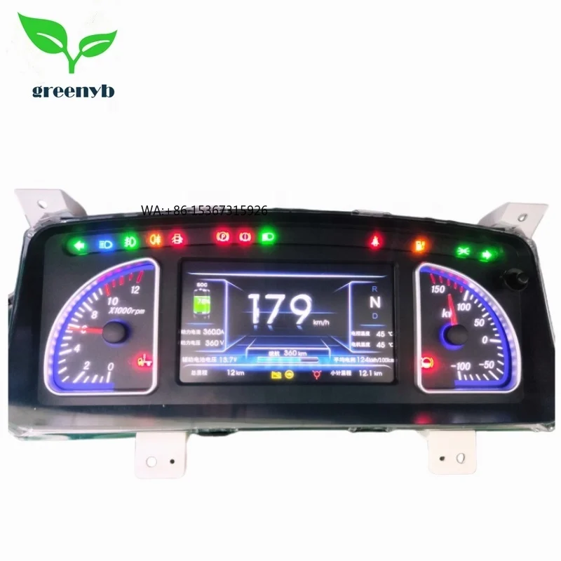 

New E722 for Auto Meter Combination Instrument for Heavy Trucks and Electric Vehicles Speedometer with 24V Nominal Voltage