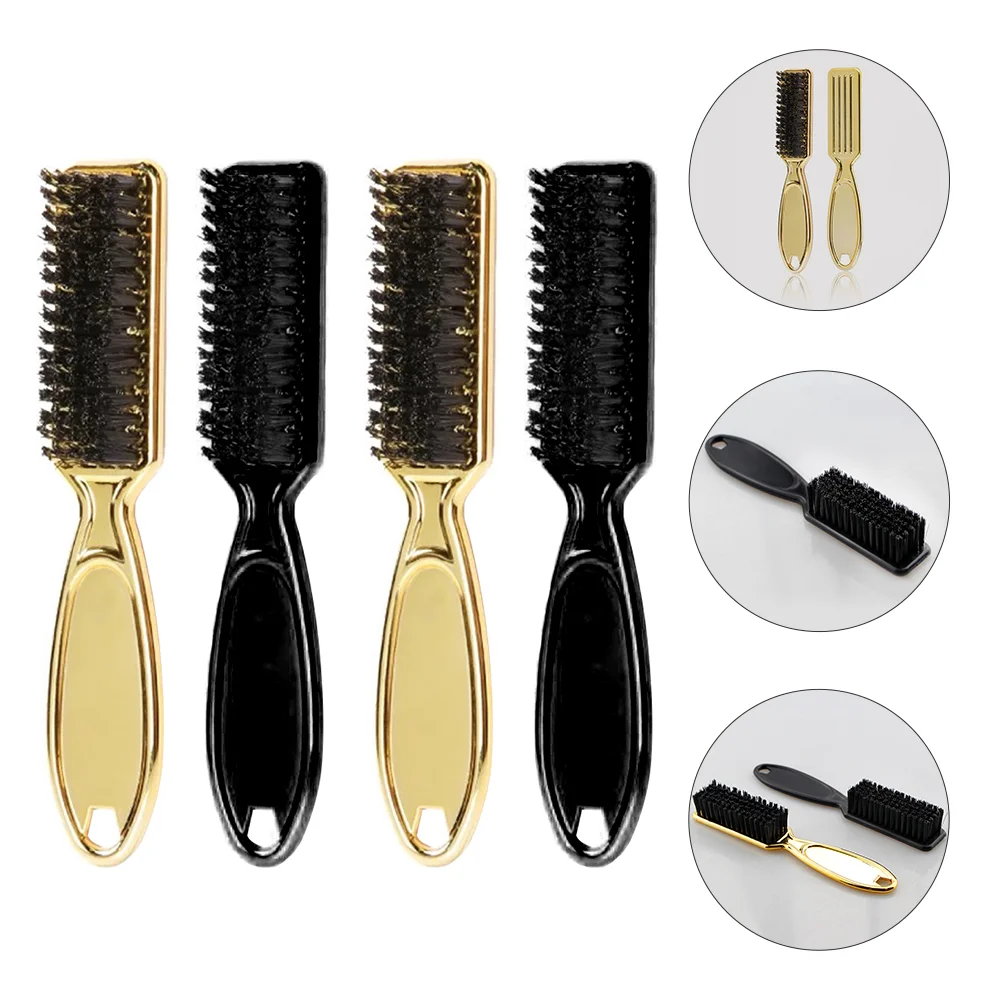 4 Pcs Cleaning Brush Beard Dust Hairdressing Salon Grease Styling Neck Duster Man