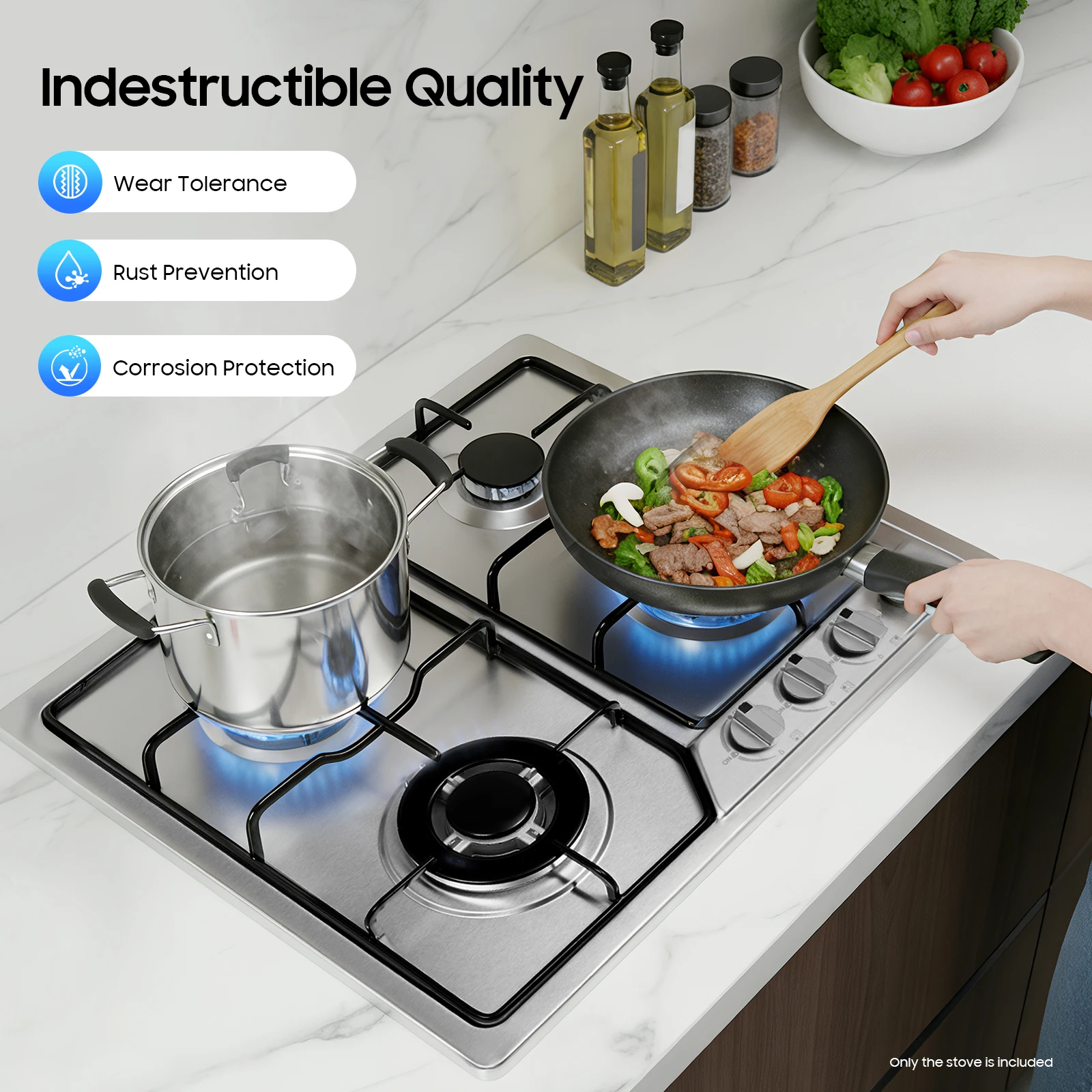 4구 가스레인지 58*50cm 주방용 쿡탑 4버너 스토 - Commercial Kitchen Stove 리뷰 및 가격