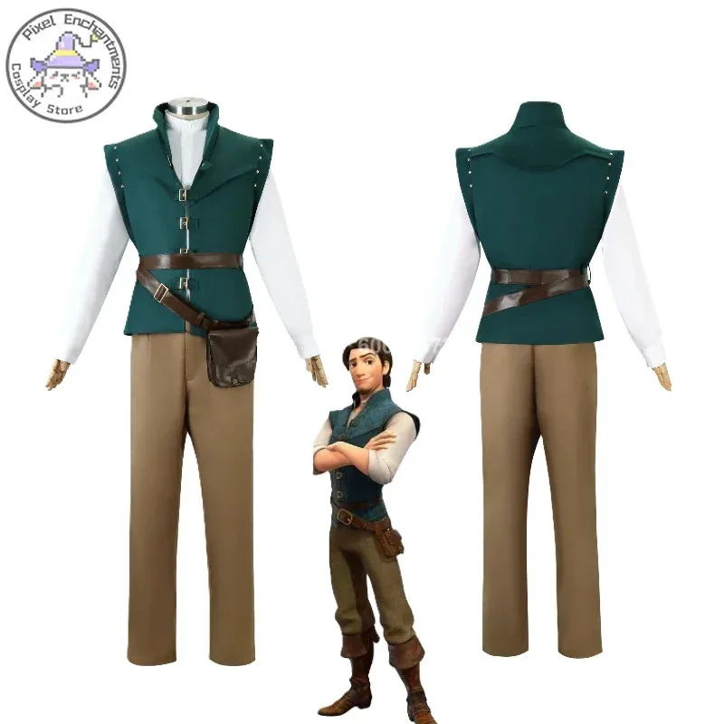

Flynn Rider Fairy Tale Запутанная Рапунцель Косплей Костюм для взрослых и детей Карнавальная форма Хэллоуин Вечеринка Аниме Наряд для выступлений