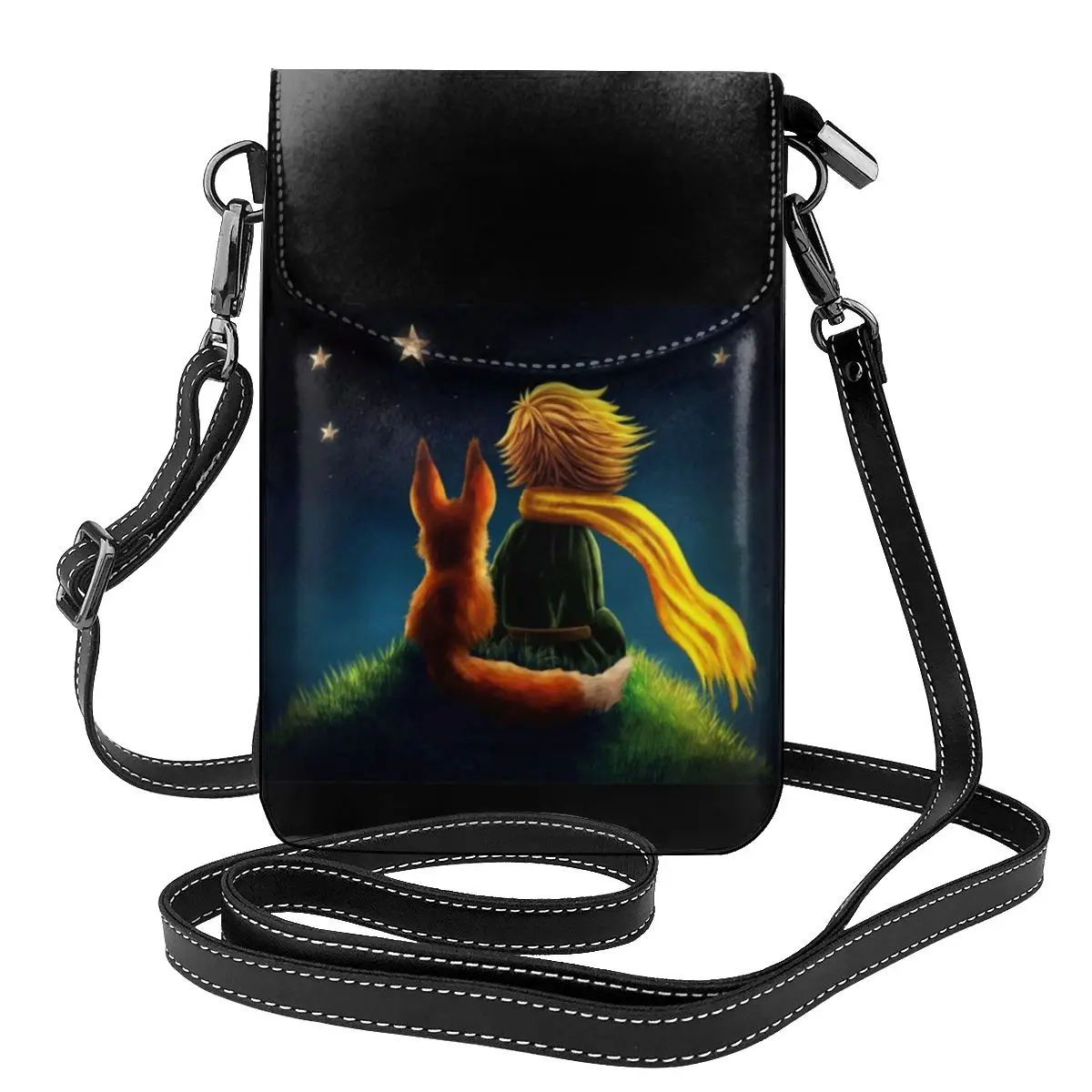 

The Little Prince Shoulder Bag Novel Gift Stylish Women Bags Leather Streetwear Student Purse