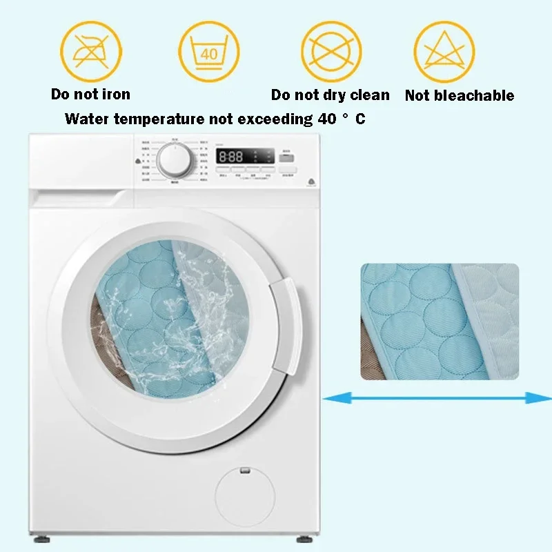 Pet Summer Ice Silk Cooling Mat - Breathable Durable Cat & Dog Pad, Soft Sofa/Nest Sleeping Bed, Ideal For Small Pets Summer Use view 5