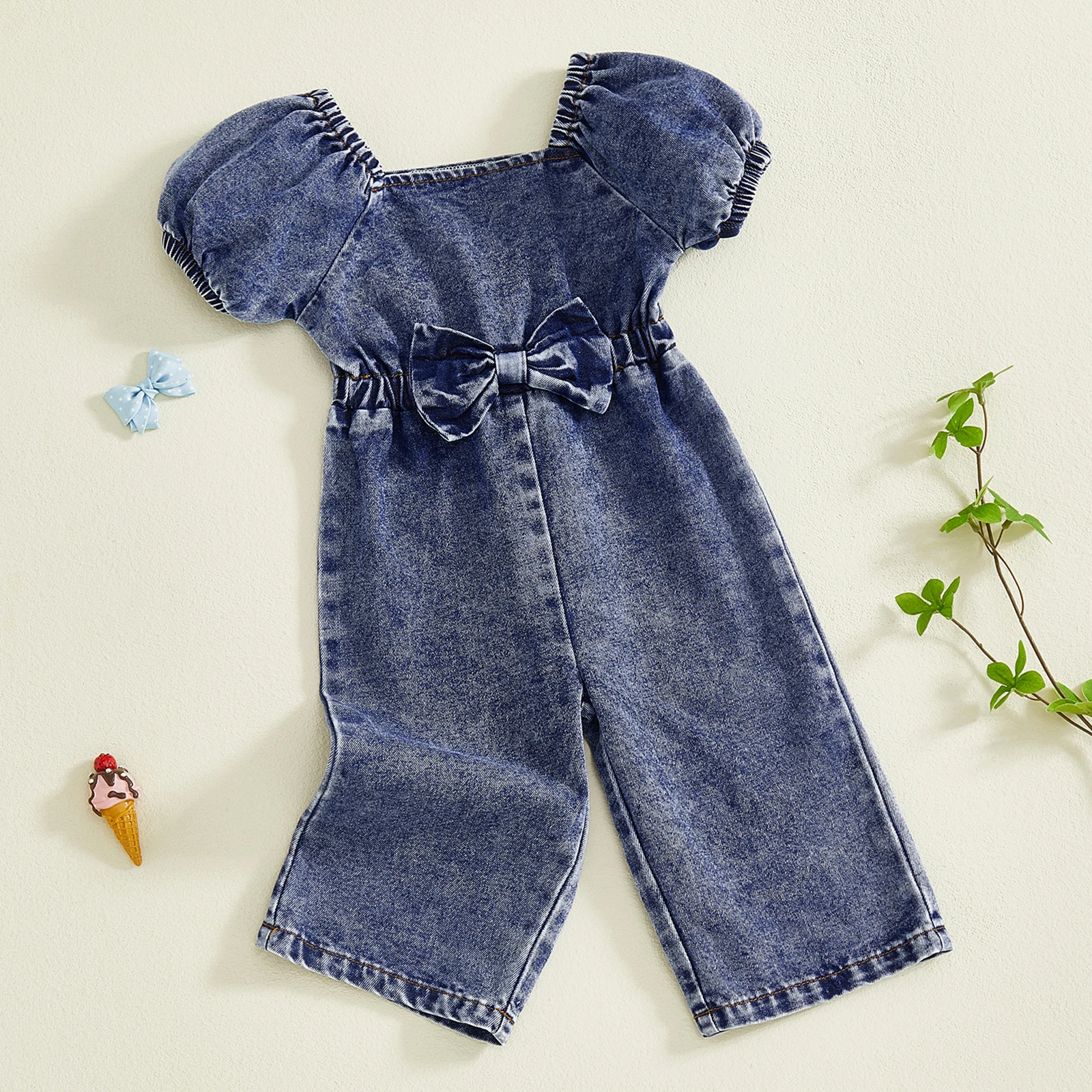 Toddler Baby Girl Denim Jumpsu - Baby Overall Denim 评论和价格