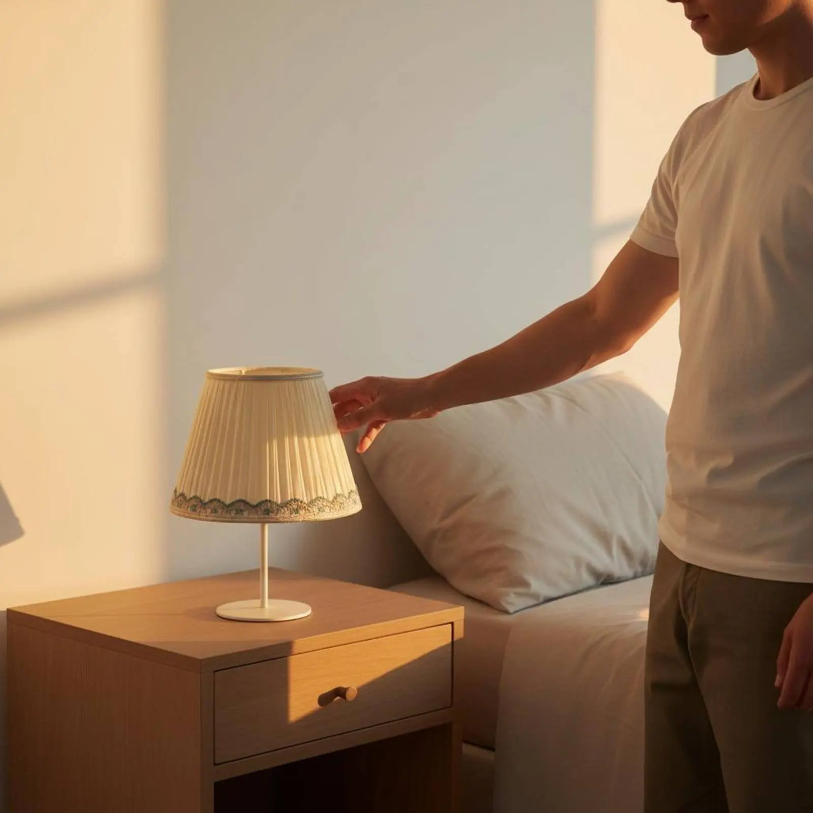 

Плиссированный текстильный абажур E27 для настольной лампы: мягкий, теплый, яркий свет, элегантный дизайн для кабинета