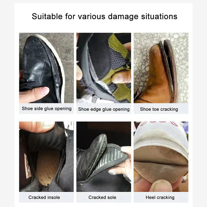 Super Strong Shoe Repair Glue Low Odor Waterproof Shoe Repairman Leather Shoes Sports Shoes And Sneaker Special Adhesive