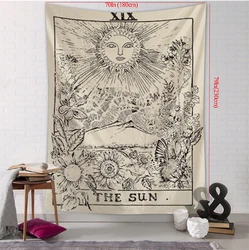 Tarot Cards Tapestry Home decoration Wall tapestry  Livingroom  wall hanging  Tarot  Sun  And Moon Star Bedroom
