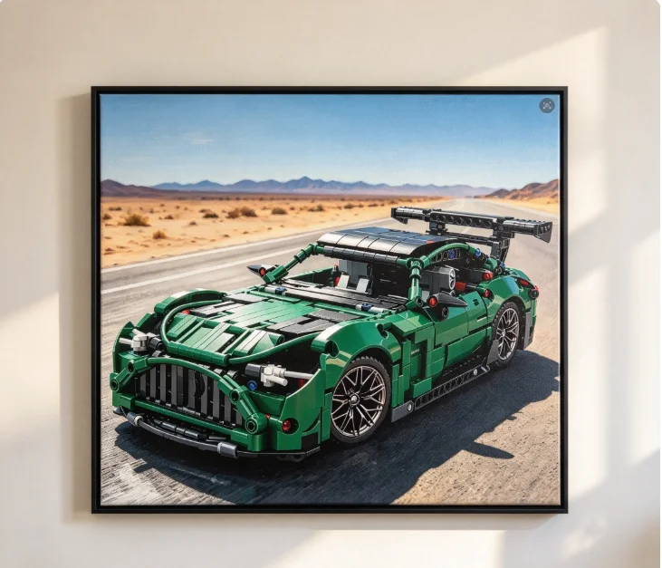 2026 New Popular And Cheapest Stock 1:14 Scale Moc Racing Block Model, Adult Birthday Gift Set
