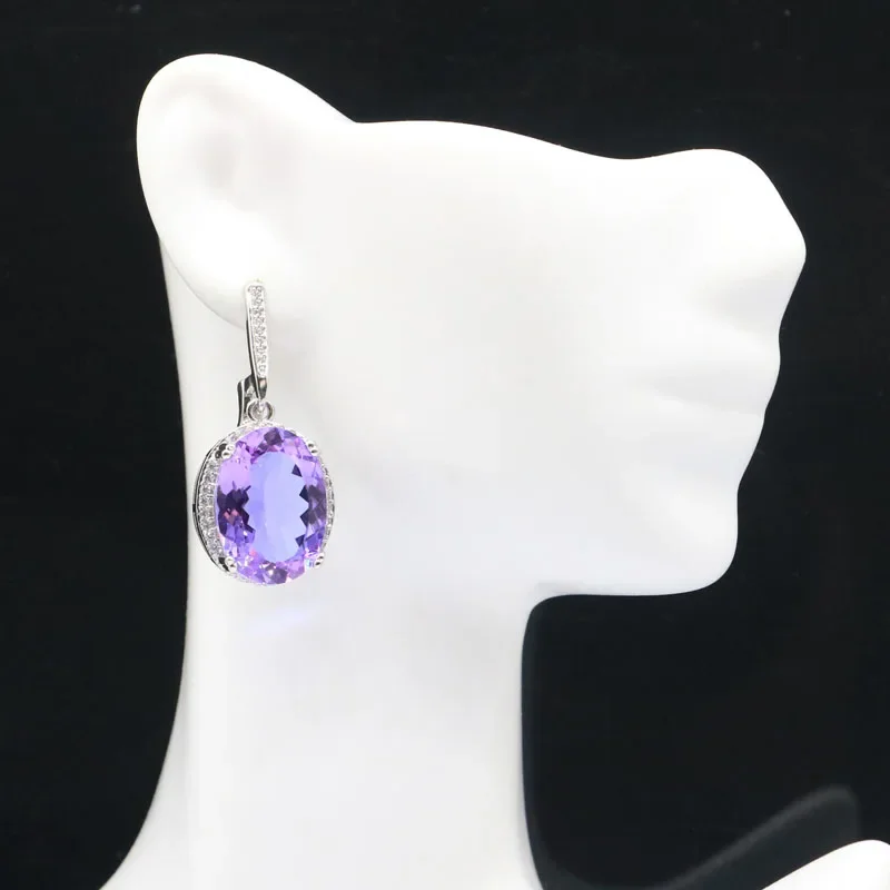 10g Customized 925 SOLID STERLING SILVER Earrings Gorgeous Zultanite Color Changing Alexandrite Topaz Rhodolite Garnet Kunzite