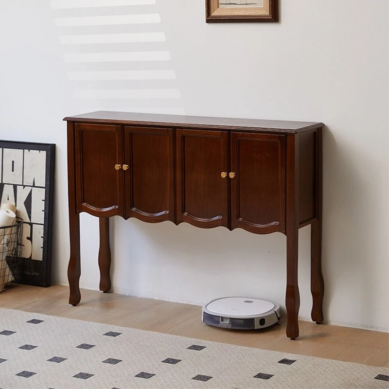 

wood porch entrance table living room decorative art console tables hallway French retro konsola na przedpokoj home furniture