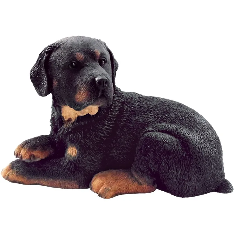 

Rottweiler simulation dog model car ornament handicraft figure doll