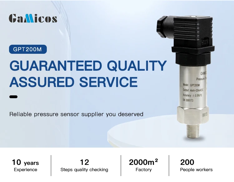 MSGPT200M المصنع الأصلي CE RoHs CCS Atex المعتمد مستشعر ضغط المياه الهيدروليكية
