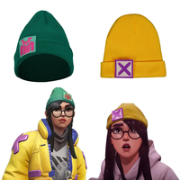 Killjoy Cosplay Hat Game Valorant Cosplay Costume Accessories Women Roleplay Fantasia Warm Soft Knitted Hat Women Girls Skullies