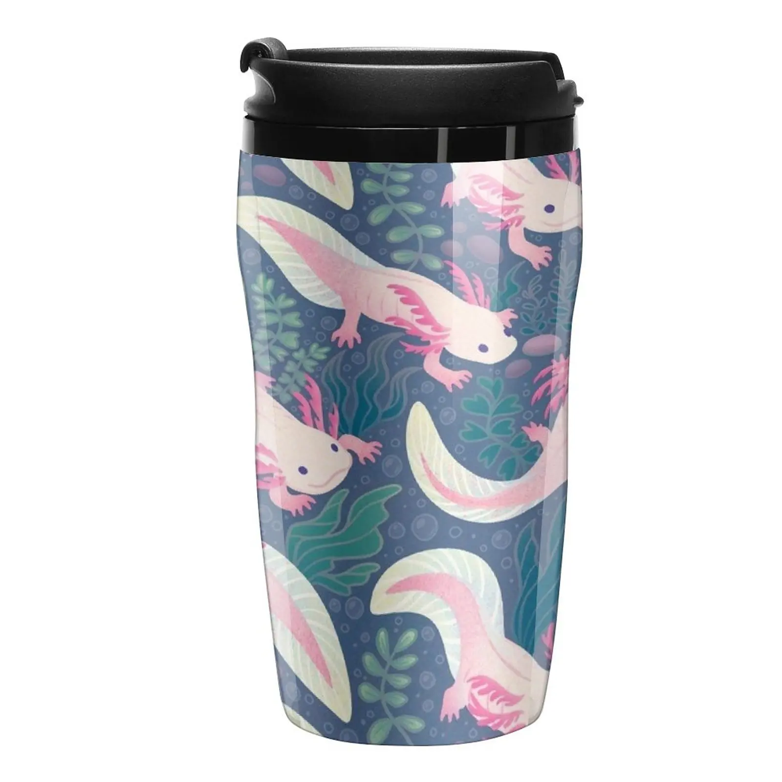 

New Axolotls Travel Coffee Mug Butterfly Cup Black Coffee Cup Original And Funny Cups To Give Away