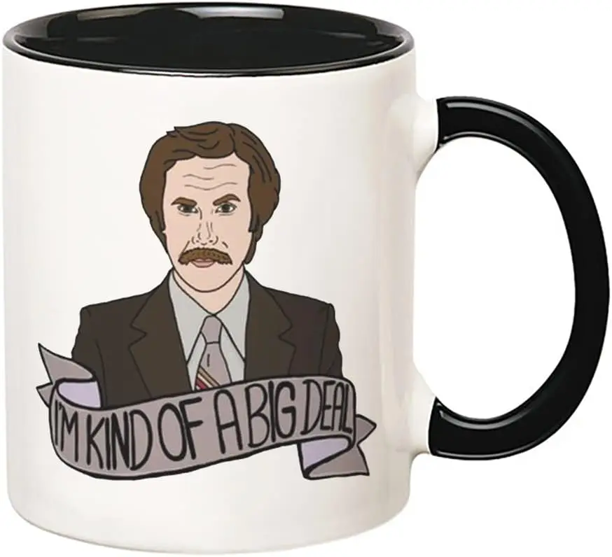 Ron Burgundy Mug, Anchorman, San Diego, Will Ferrel, SNL, Comedy, 11 Oz Novelty Coffee Mug/Cup