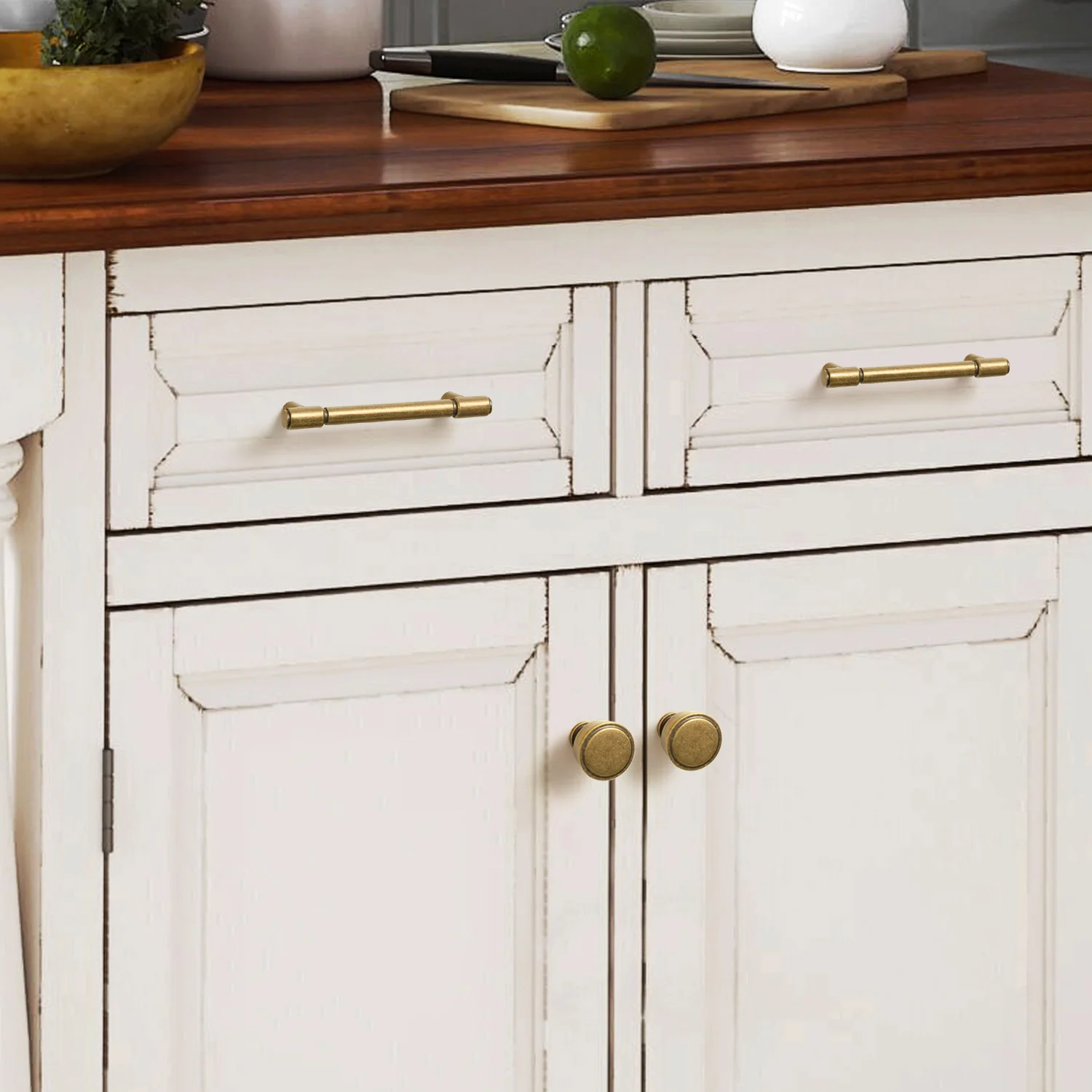 Antique Solid Zinc Alloy Cabinet Pull Furniture Handle Furniture Handle & Knob Drawer Wardrobes Kitchen Handle