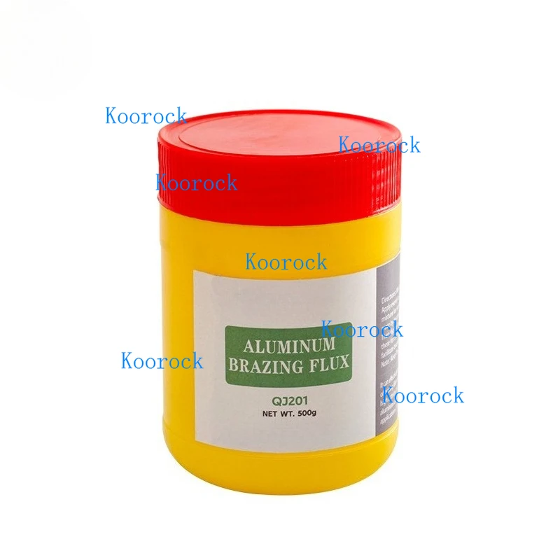 QJ201 Aluminum Brazing Flux Aluminum Solder Flux White Powder for Flame Brazing Furnace Brazing 420°C 0.5kg White Powder view 6