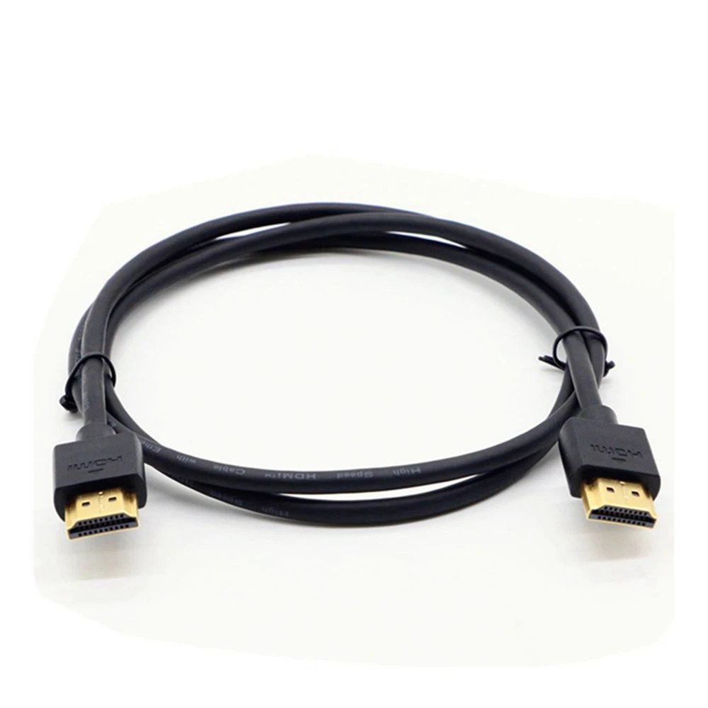 Câble HDMI 1080p, facile à transporter, 0.3m-5m, Od, 3.0mm, ultra doux, compatible HDTV, prise fine, adapté aux téléphones Moto, tablettes et 2k