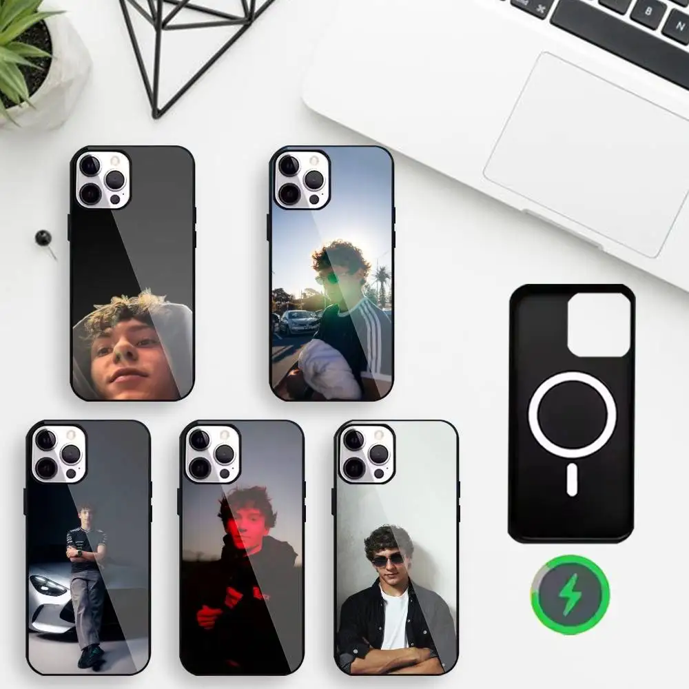 

Чехол для телефона Racing Thrill Star K-Kimi Antonelli для iPhone 17, 16, 15,14,13,12, защитный чехол для беспроводной зарядки, мягкий чехол