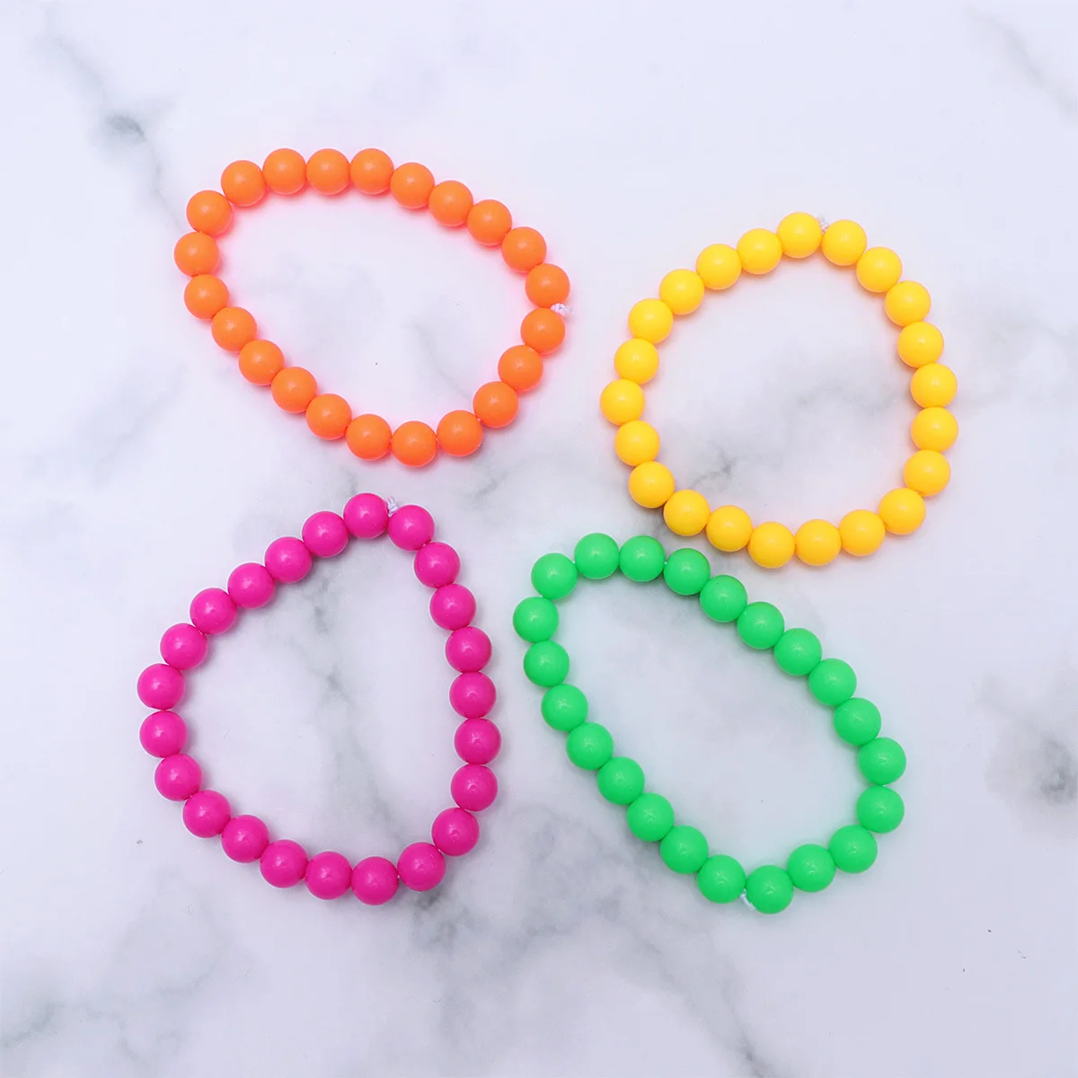 Accessoires de déguisement de fête des années 80, 4 couleurs, collier, Bracelet, boucles d'oreilles, gants en résille, bandeaux en dentelle, Costumes Disco pour filles