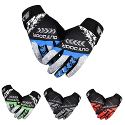 Guantes de ciclismo para hombre y mujer, manoplas transpirables antideslizantes para Moto, bicicleta, pantalla táctil, Alpine, MTB, Fitness, dedo completo