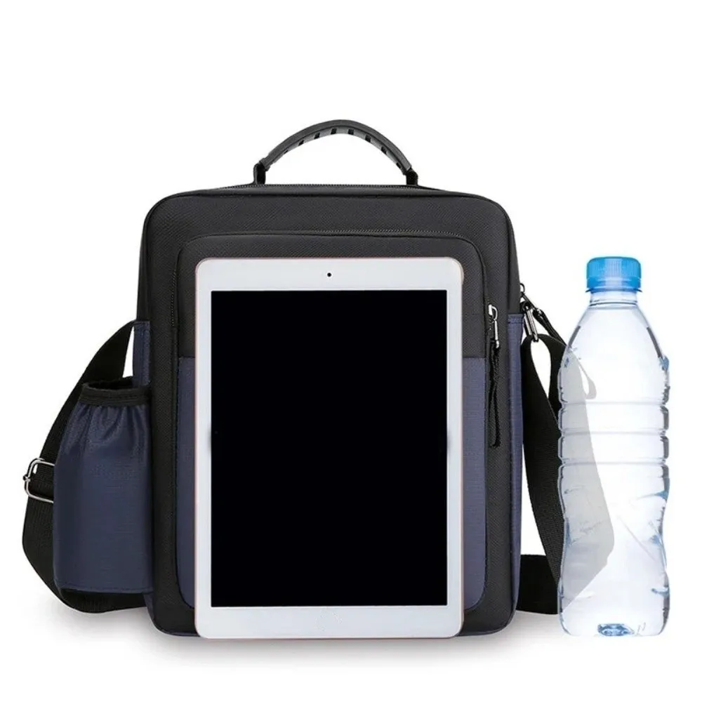 Casual Men's Single-Shoulder Bag Multiple interlayers Large Capacity Crossbody Bag Waterproof Business Trend Bag Unisex