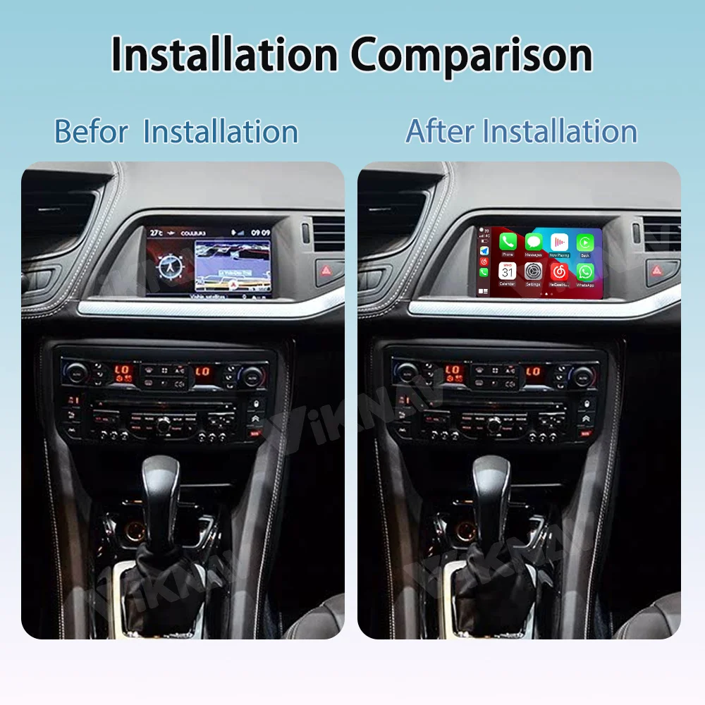 Factory Hot Sale Linux Interface Box for  C3 C4 C4L C5 2014-2016 Wireless CarPlay Android Auto Only Support Original Car