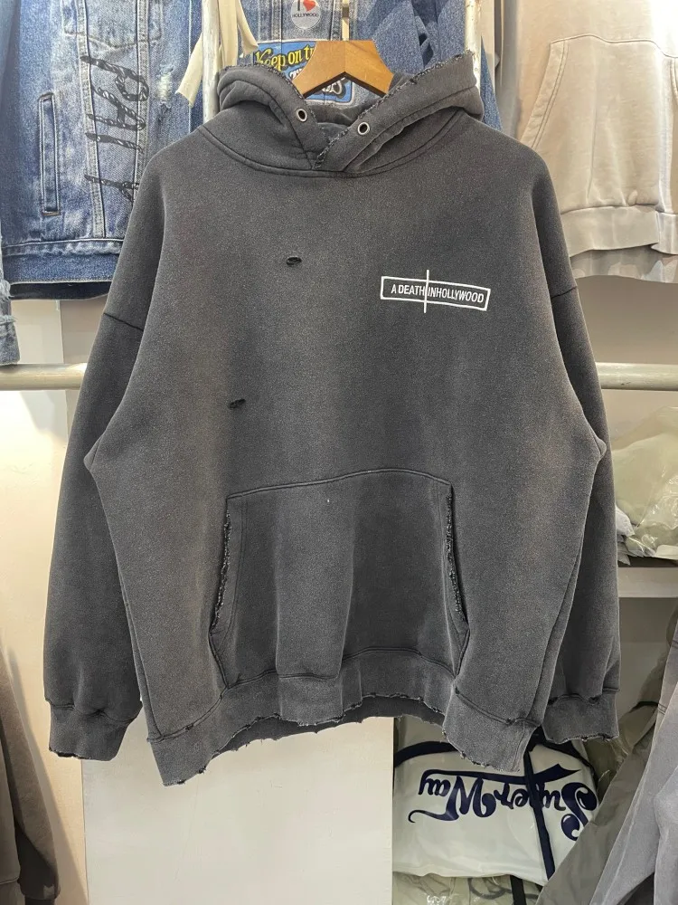 

Модная мужская толстовка в американском ретро-стиле, свободного кроя, с индивидуальным дизайном, пэчворк, портретный принт, теплая, хлопковая, с длинными рукавами, повседневная.