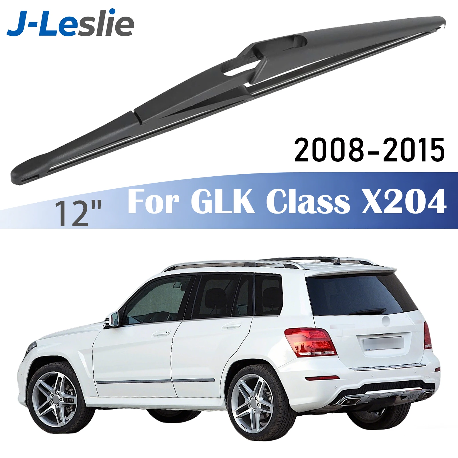 12-Zoll-Heckwischerblatt für Mercedes Benz GLK-Klasse X204 2008-2015 Windschutzscheibenwischer, Scheibenwischer, Regenbürsten, Zubehör scheibenwischer Hinten Heckwischerarm