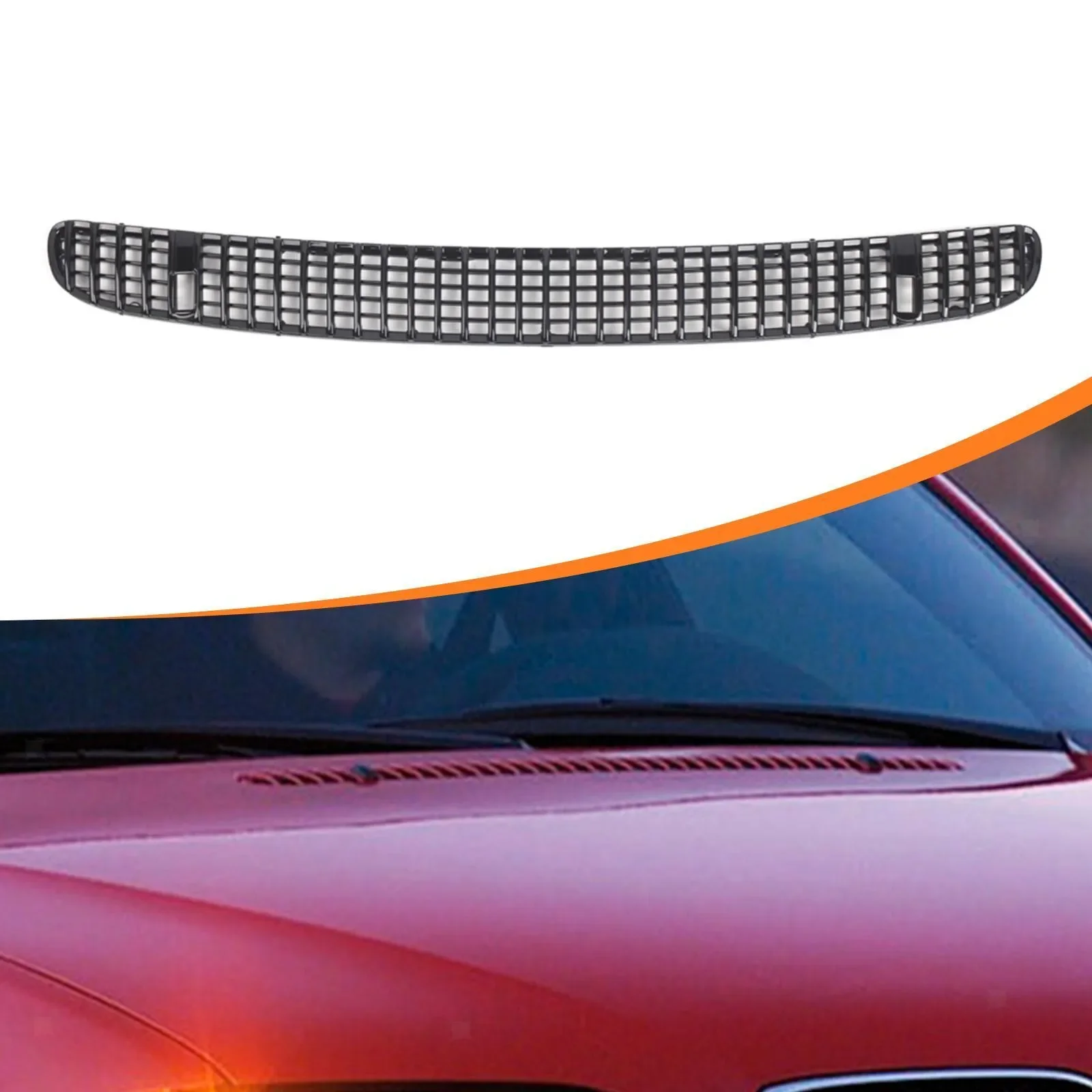 Hood Grille Center Vent Air Inlet for BMW 3 Series E46 2002-2005
