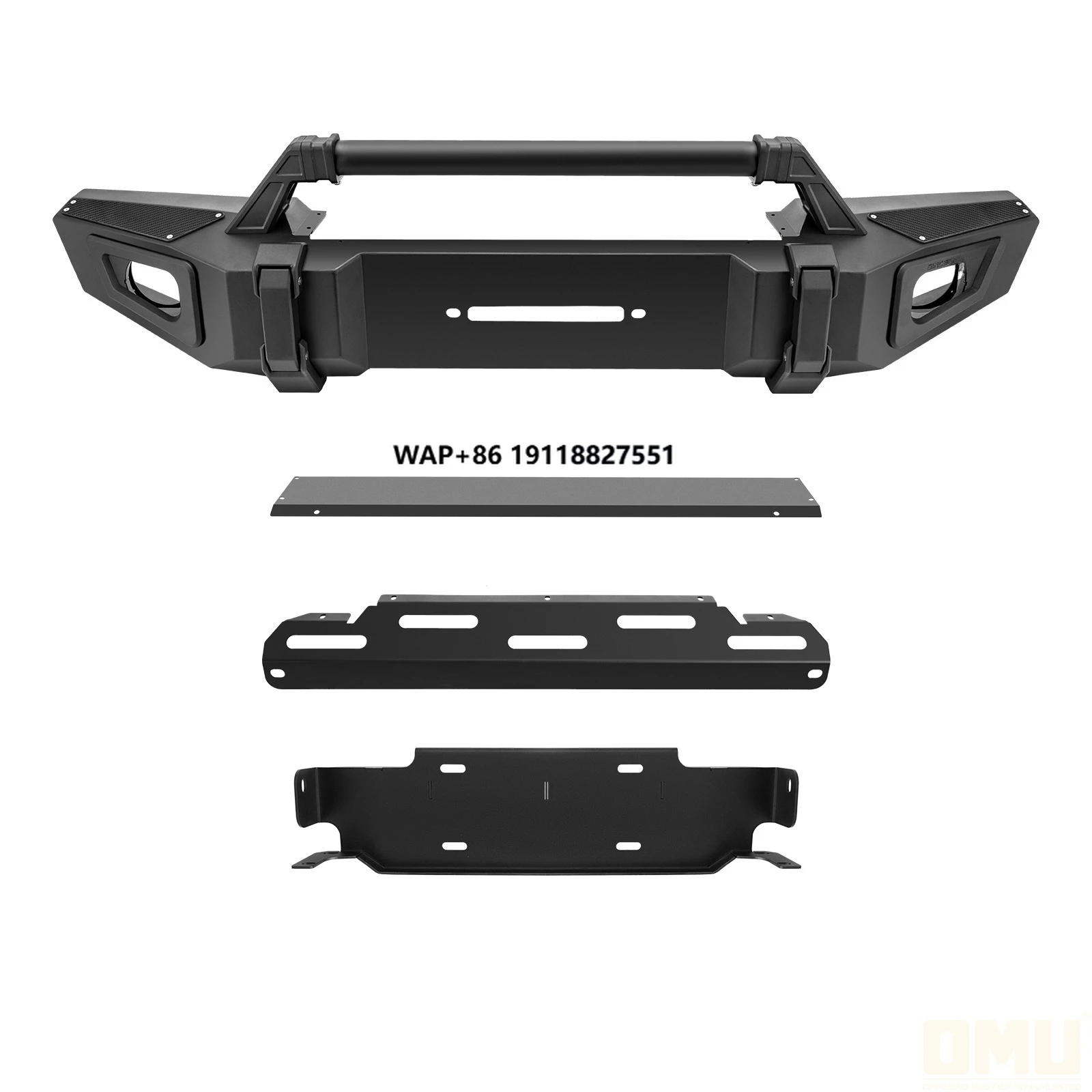 

OMU Genesis Front Car Bumper Without Hole for Wrangler JL/ Gladiator JT Auto Bumper Accessories