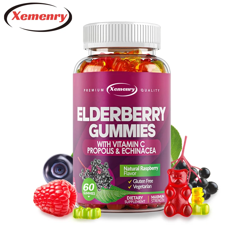 Elderberry - Immunity Boosting, Antioxidant, with Vitamin C and Echinacea