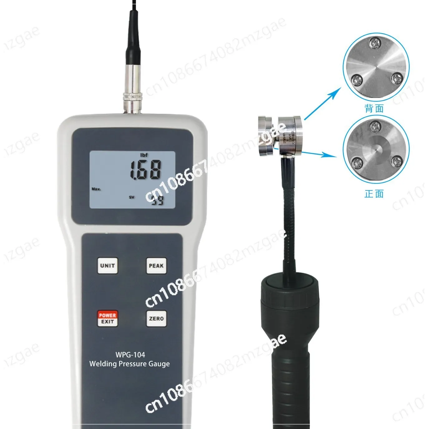 Resistance Welding Stress Tester Spot Welding Machine Clamp Pressure Tester Pressure Gauge