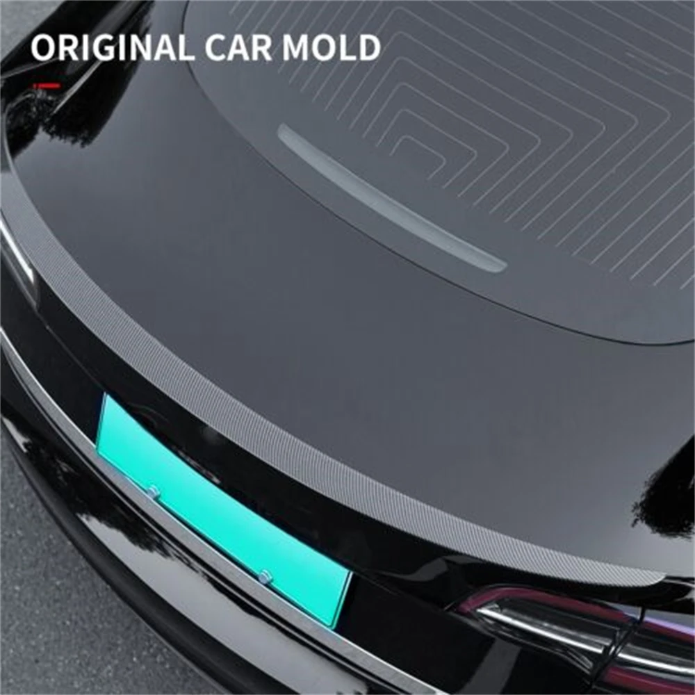 Spoiler ABS/Real Carbon ModelY Rear Wing Lip For Tesla Model 3/Y Highland 2024 Accessories Model3 Decoration Auto Exterior Parts