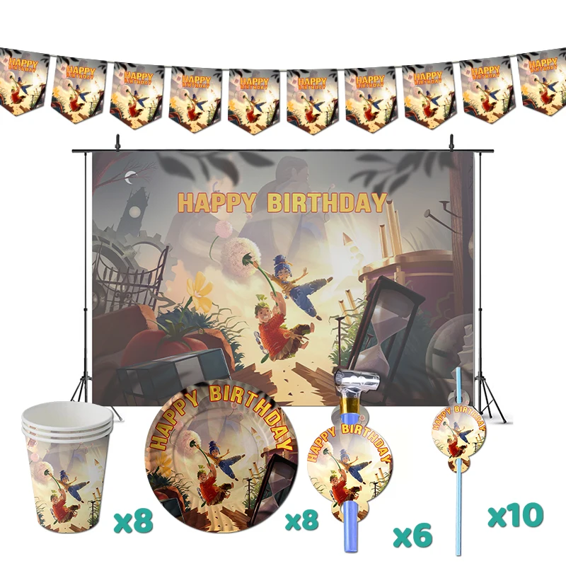 It Takes Two Birthday Party Decorations Game Theme Supplys Banner Cups Plates