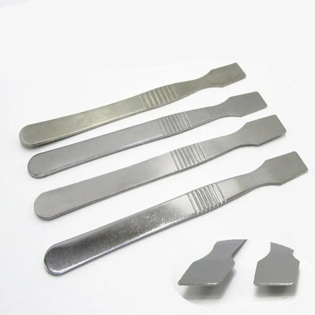 5Pcs Stainless Steel Spudger Electronic Device Opener Metal Flat Pry Tool for Tablet Laptop Repair Screen Removal