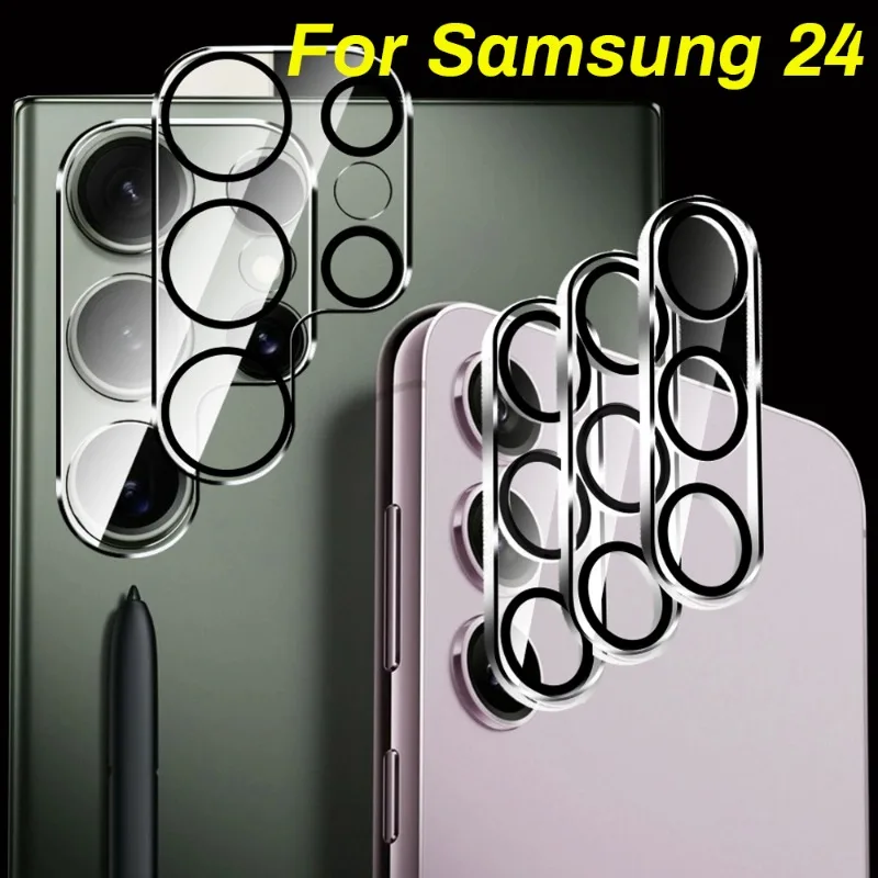 Clear Camera Lens Protector for Samsung Galaxy S24/S24Plus/S24Ultra Anti-scratch Back Lens Protective Cover Film for Samsung S24