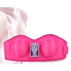 Chargeable Electric Breast Enhancer Enlargement Pulse Relaxation Bra Chest Vibrating Massager Belt Breast Health Care Beauty