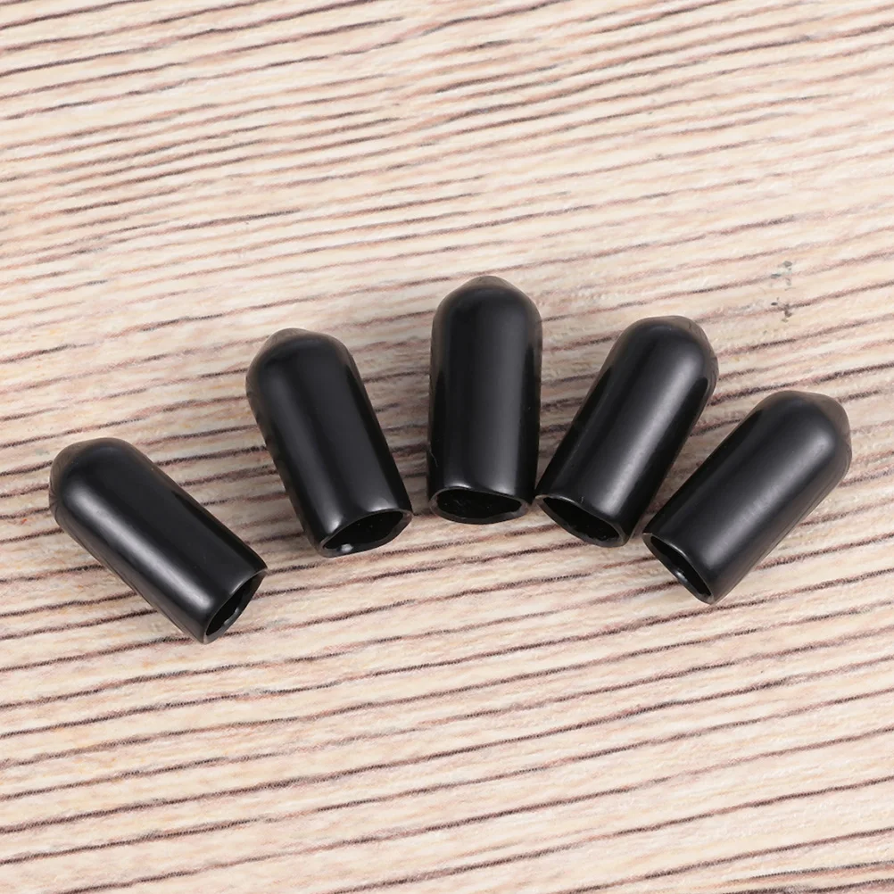 

60pcs Wire Protection Caps Rubber End Caps Flexible Screw Thread Protectors For Furniture Legs Floor Protector Bolt Covers Tube