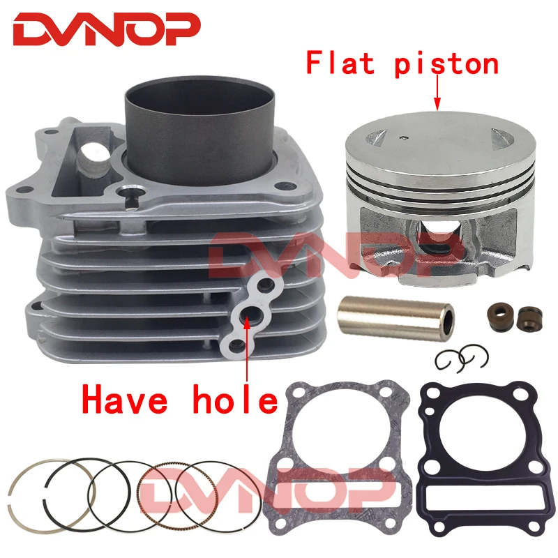 Motorcycle Cylinder Kit 62mm Big Bore For SUZUKI GS125 GN125 EN125 GZ125 DR125 TU125 KLX125 GS150 GN150 157FMI K157FMI Modified image 3