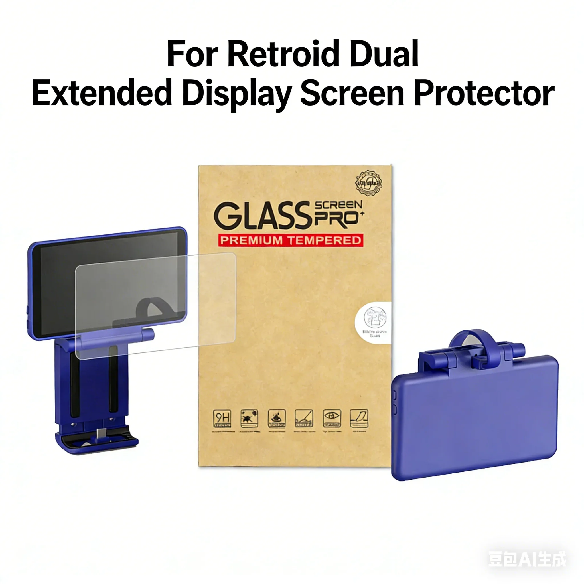 

Screen Protector Tempered Glass Flim for Retroid Dual Extended Display 9H HD Screen Protector Film for Retroid Dual