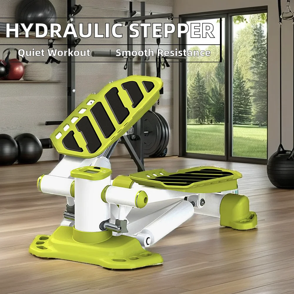 

Double Hydraulic Silent Twist Stepper ABS Steel Aerobic Indoor Bodybuilding Trainer