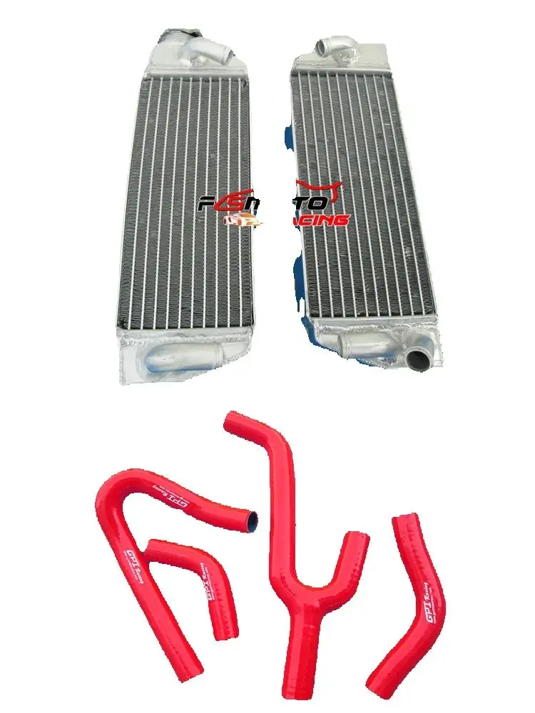 

Aluminum Radiator + Hose For KTM 250/300/380 EXC/MXC/SX 1998-2003 1999 2000 2001 2002