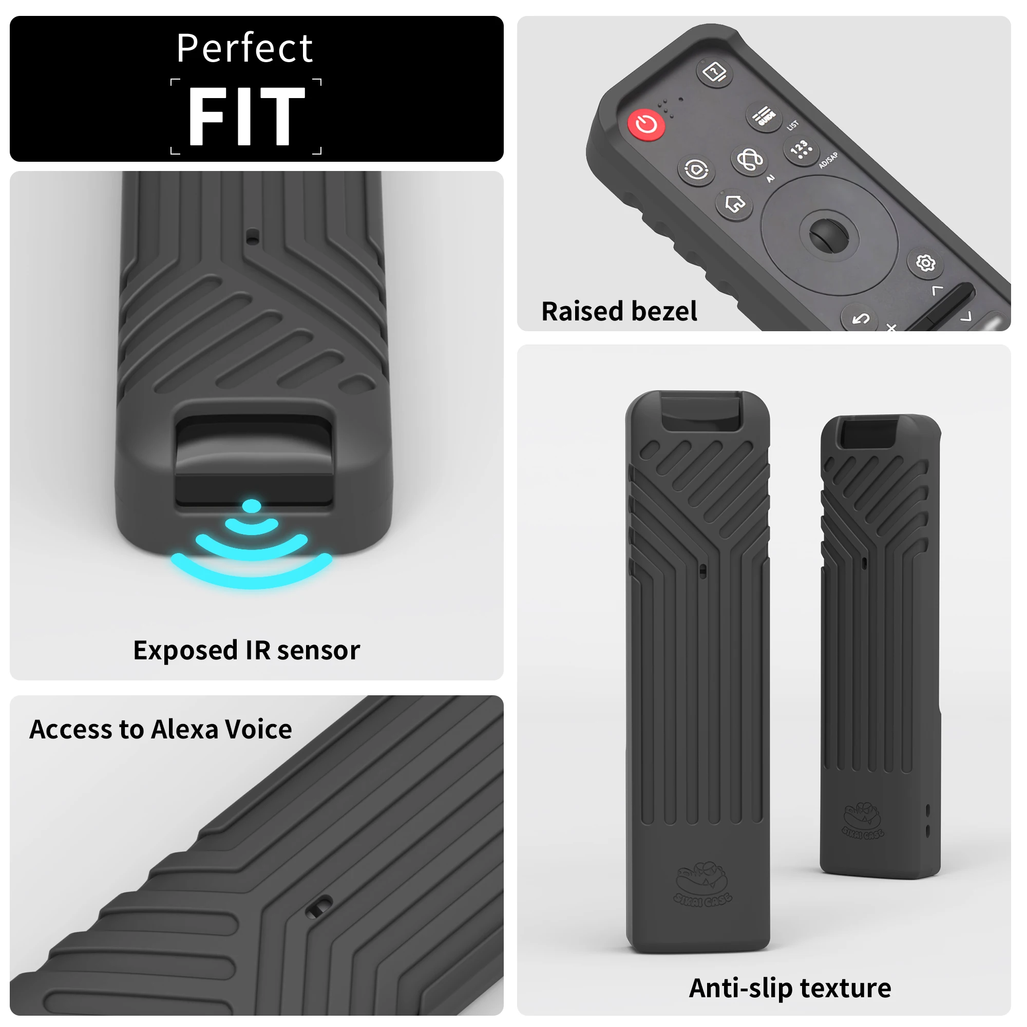 SIKAI Remote Silicone Case for LG MR25GA Compatible with 2025 LG OLED Smart TV AI-C5/B5/G5/M5 view 4
